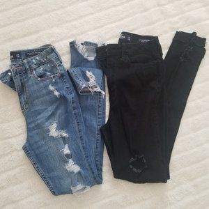 Hollister Curvy High Rise Super Skinny Jeans